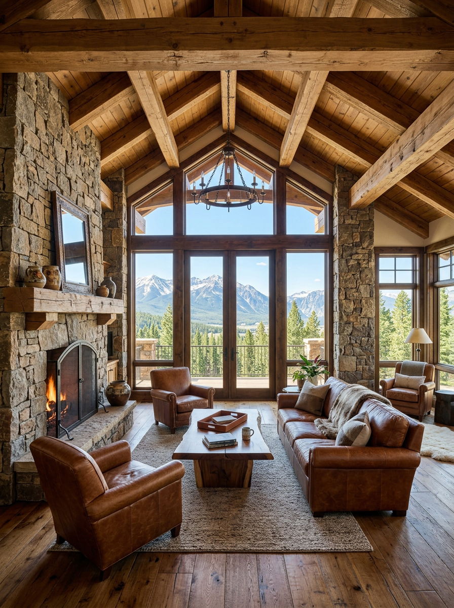 Rustic mountain sunroom - 30 rustic sunroom ideas