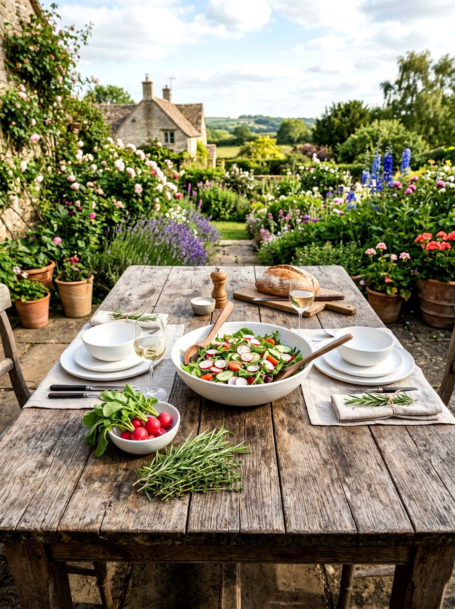 30 Garden Salad Tablescape Ideas for Beautiful, Healthy Gatherings