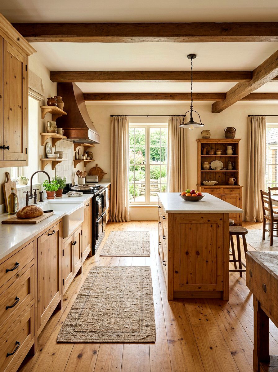Rustic wood kitchen - 30 rustic European kitchen ideas