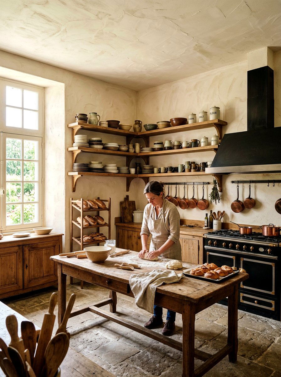 Rustic wooden plate wall - 30 plate wall kitchen ideas