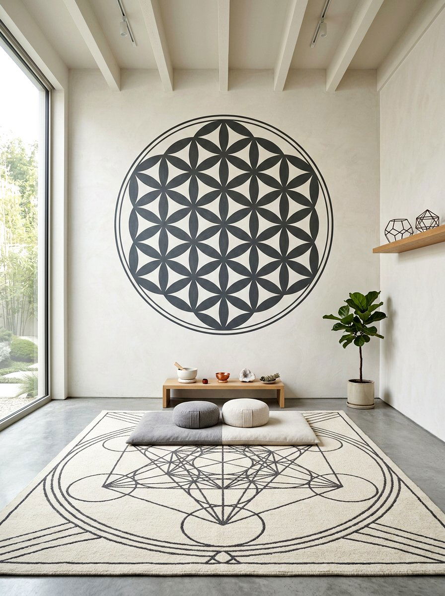 Sacred Geometry Space - 30 meditation room ideas