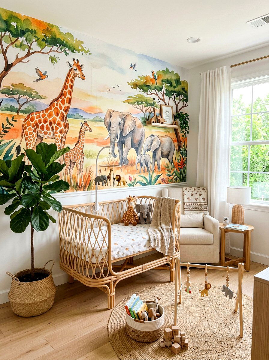 30 Nursery Accent Wall Ideas to Transform Your Space in Style