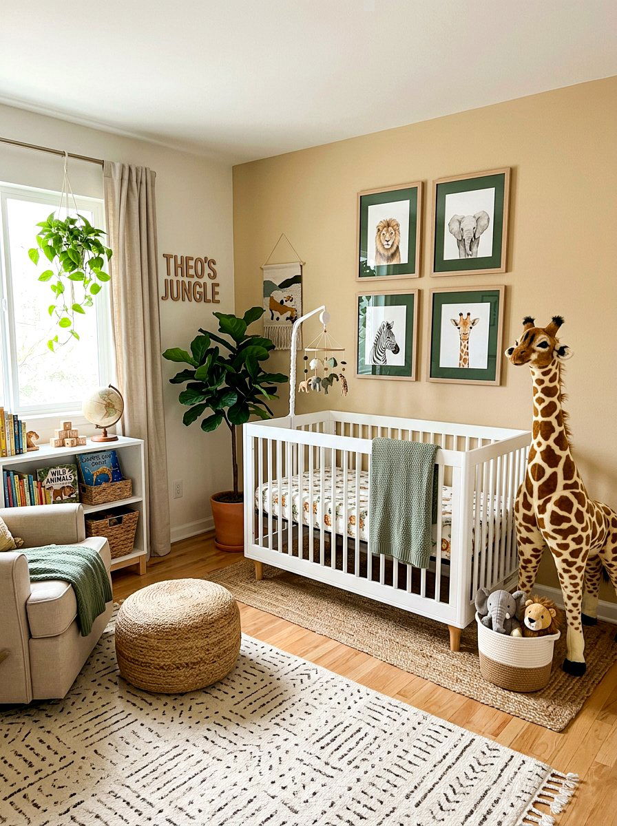 Safari nursery - 30 collected nursery decor ideas