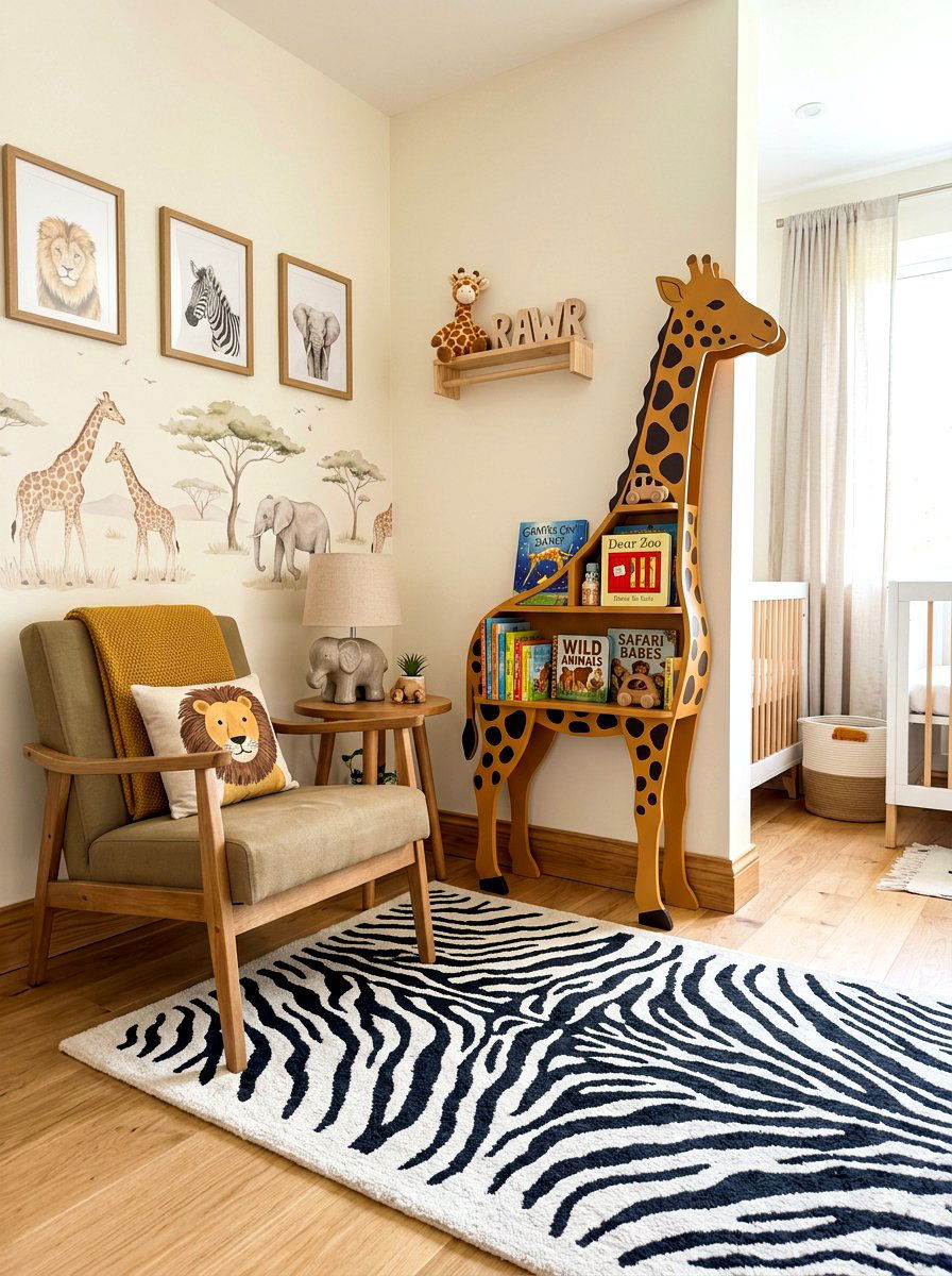 Safari nursery reading corner - 30 nursery reading corner ideas aesthetic