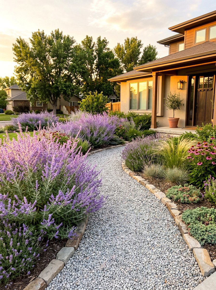 Sage Bush Landscaping - 30 low water front yard ideas