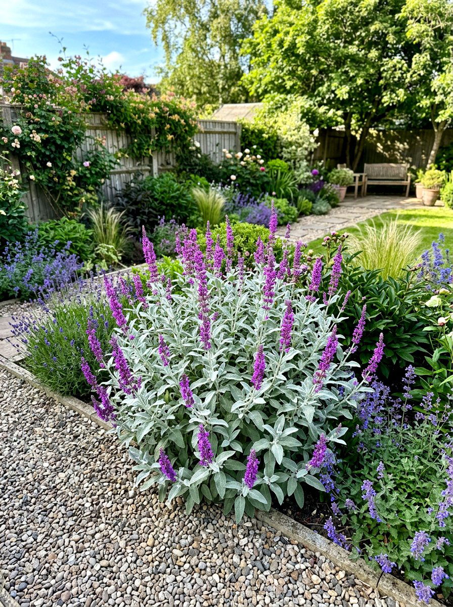 Sage Bush - 30 drought friendly backyard ideas
