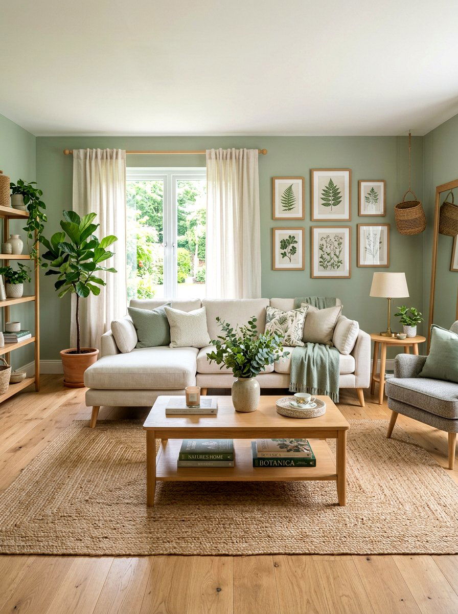 Sage Green And Cream Living Room - 30 cream sofa living room ideas