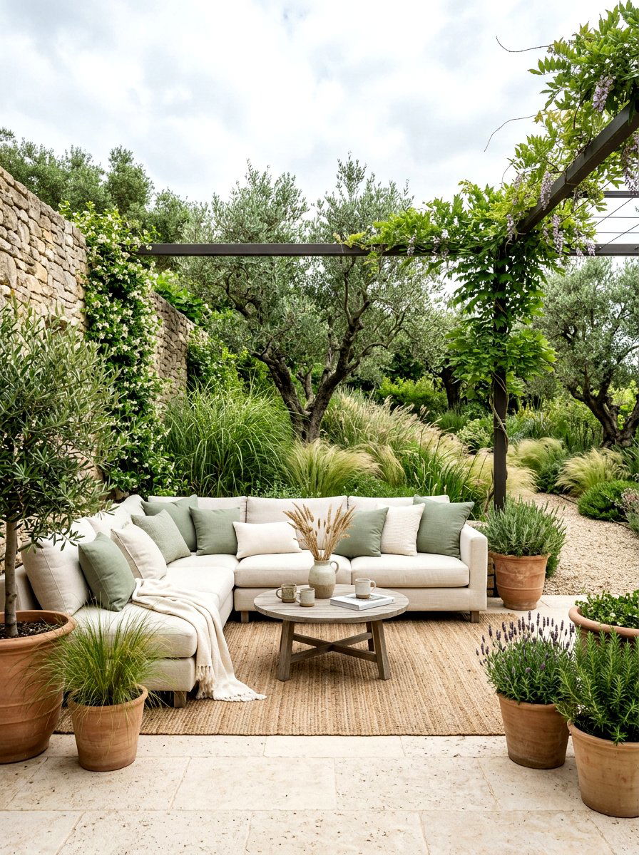 Sage Green And Cream Patio - 30 patio color scheme ideas