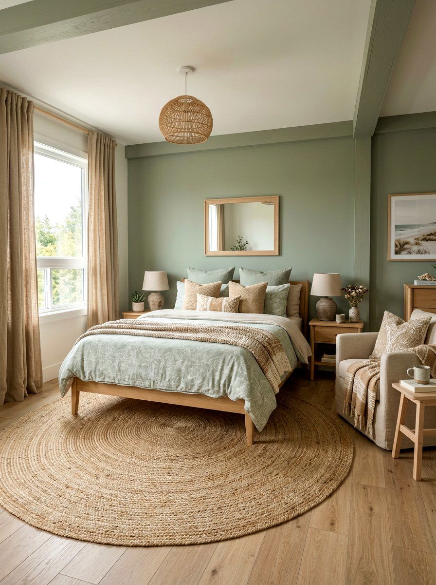 Sage Green And Tan Neutrals - 30 sage green bedroom ideas