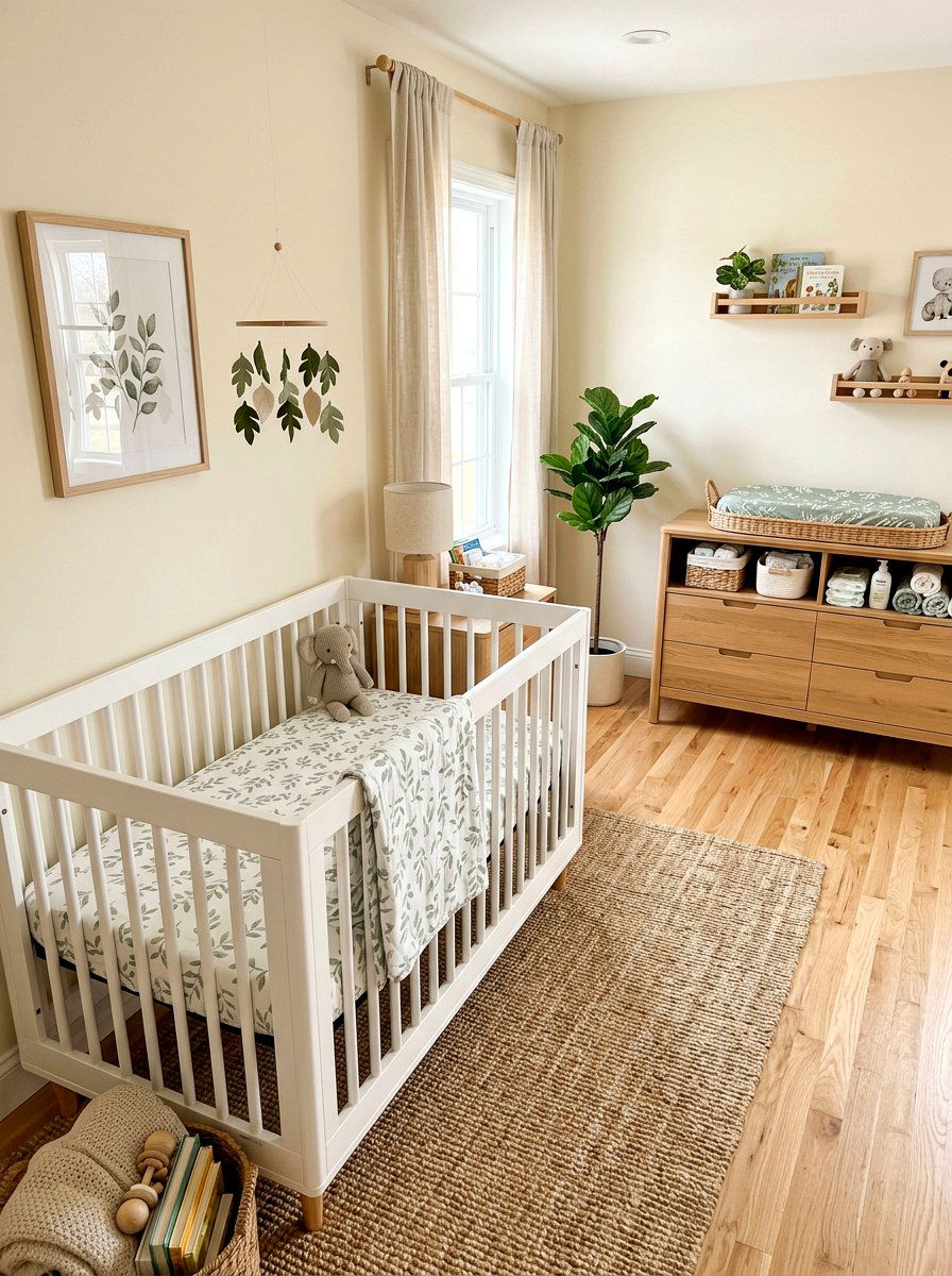Sage Green Bedding - 30 sage and cream nursery ideas