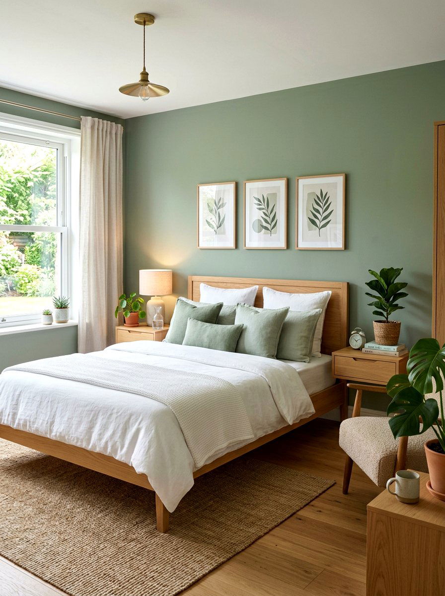 Sage Green Bedroom - 30 low stimulation bedroom ideas