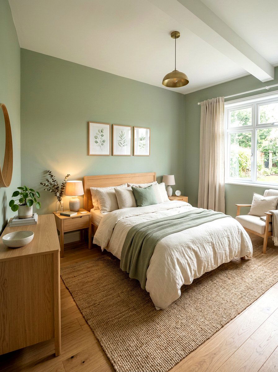 Sage Green Bedroom - 30 quiet luxury master bedroom ideas