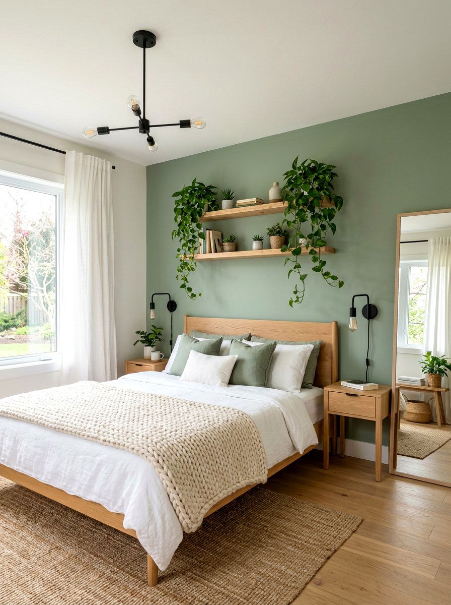 Sage Green Bedroom - 30 tween aesthetic bedroom ideas