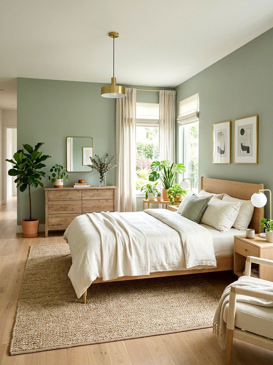 Sage Green Bedroom - 30 serene bedroom ideas