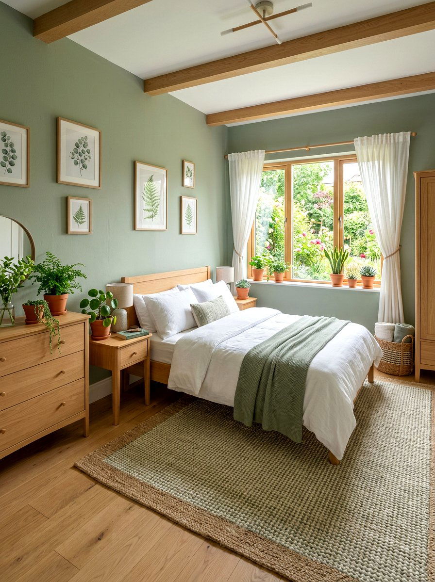 Sage Green Bedroom - 30 spa bedroom retreat ideas