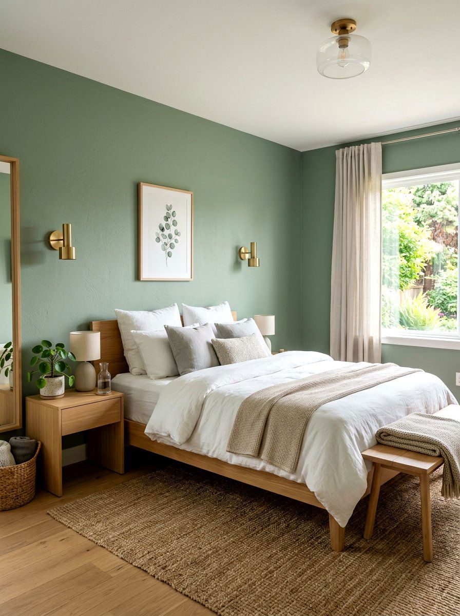 Sage Green Bedroom Walls - 30 low stimulation bedroom decor ideas
