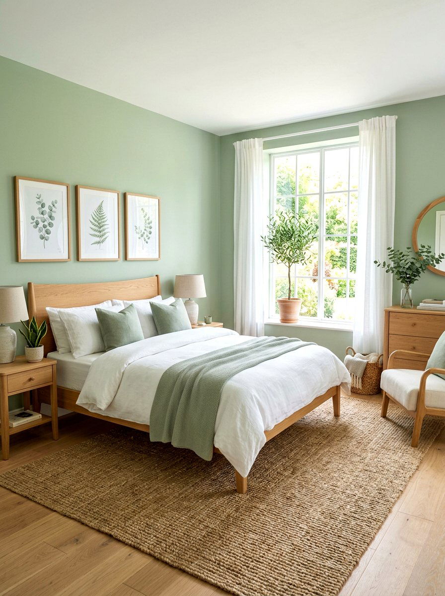 Sage Green Bedroom - 30 aesthetic bedroom ideas