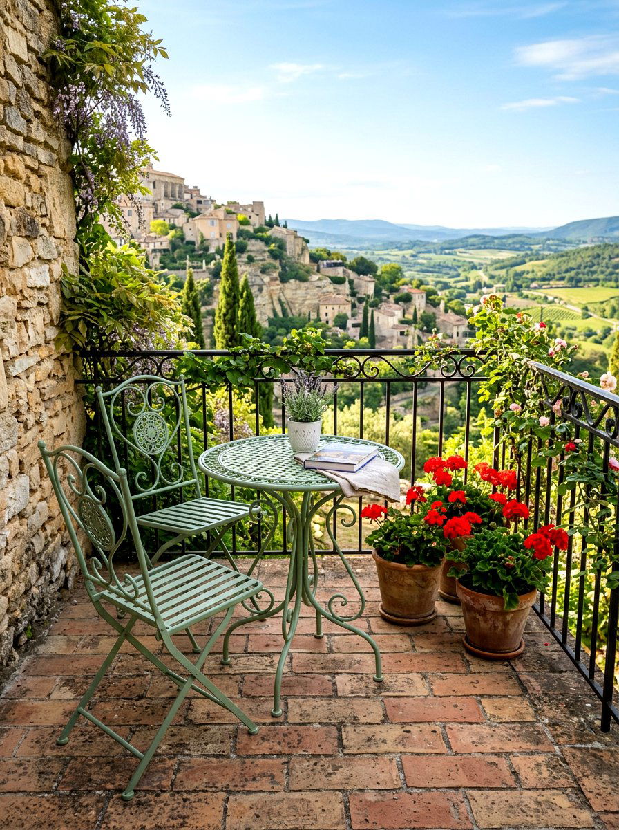 Sage Green Bistro Set - 30 sage green patio ideas