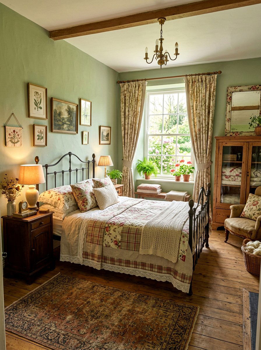 Sage Green Cottagecore Bedroom - 30 sage green bedroom ideas