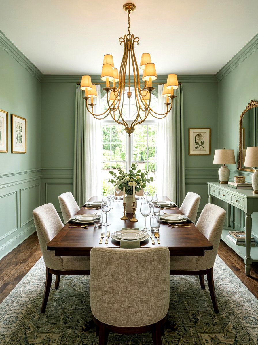 Sage Green Dining Room - 30 sage green decor ideas
