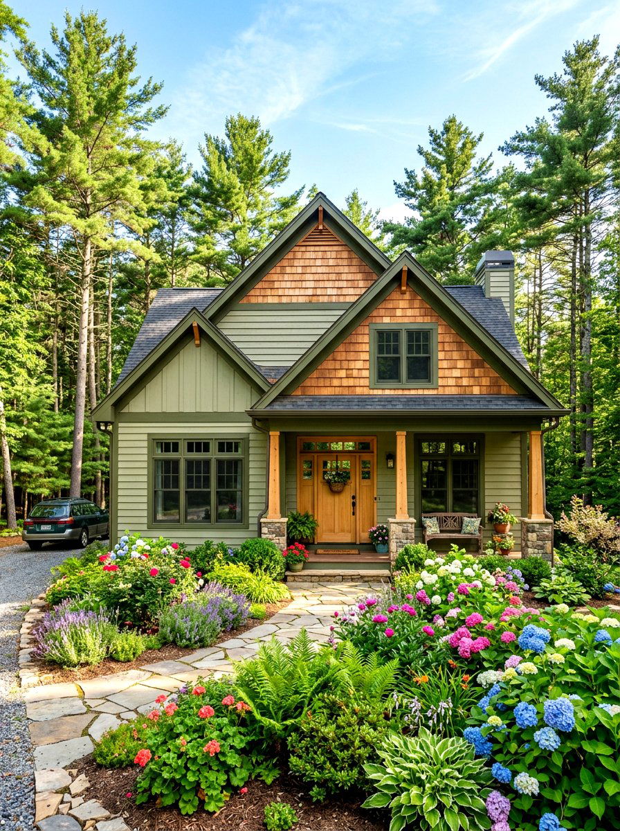 Sage Green Exterior - 30 craftsman exterior ideas
