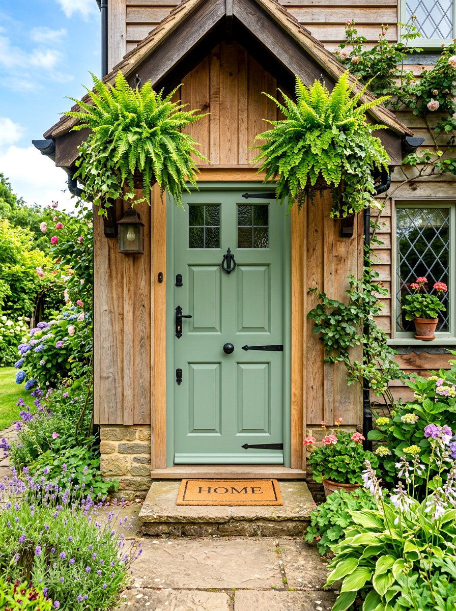 Sage Green Front Door - 30 front door paint color ideas