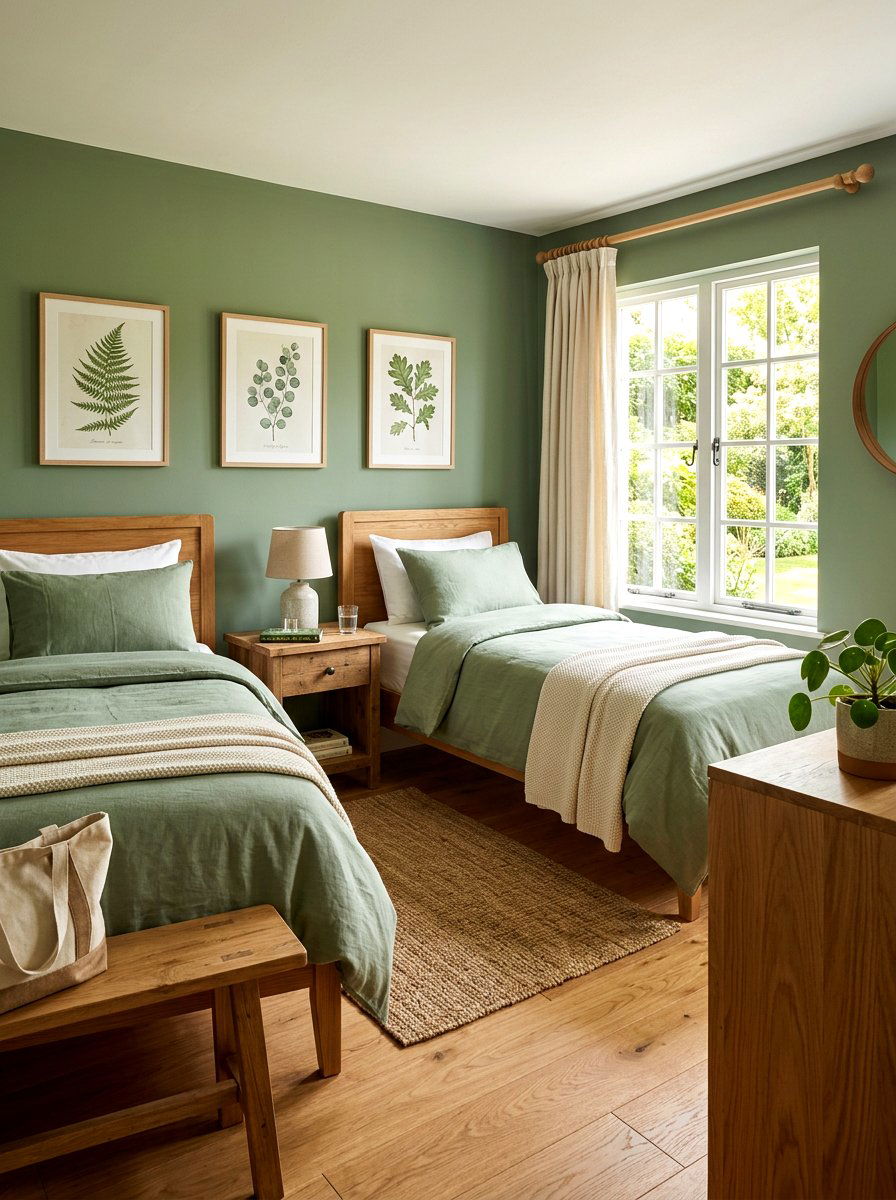 Sage Green Guest Room - 30 sage green bedroom ideas