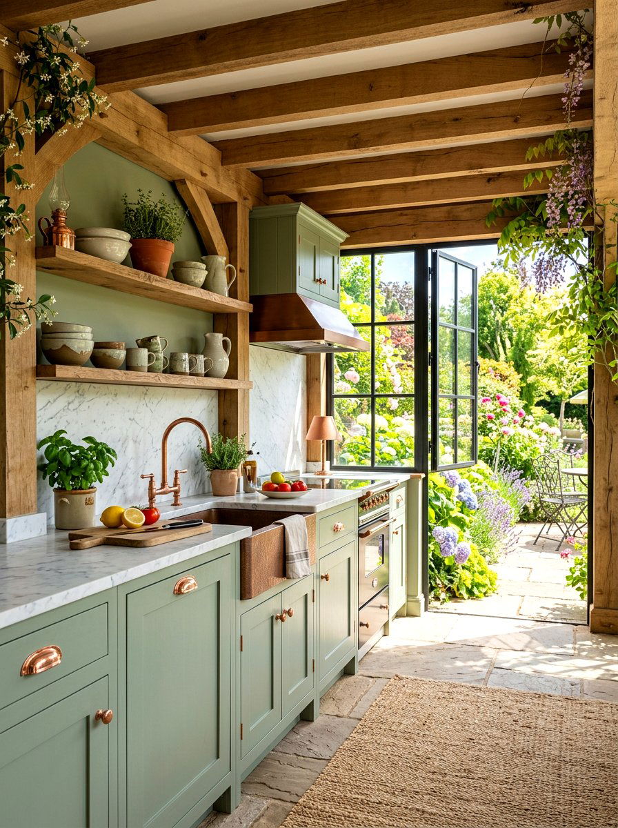 Sage Green Kitchen - 30 desert color decor ideas