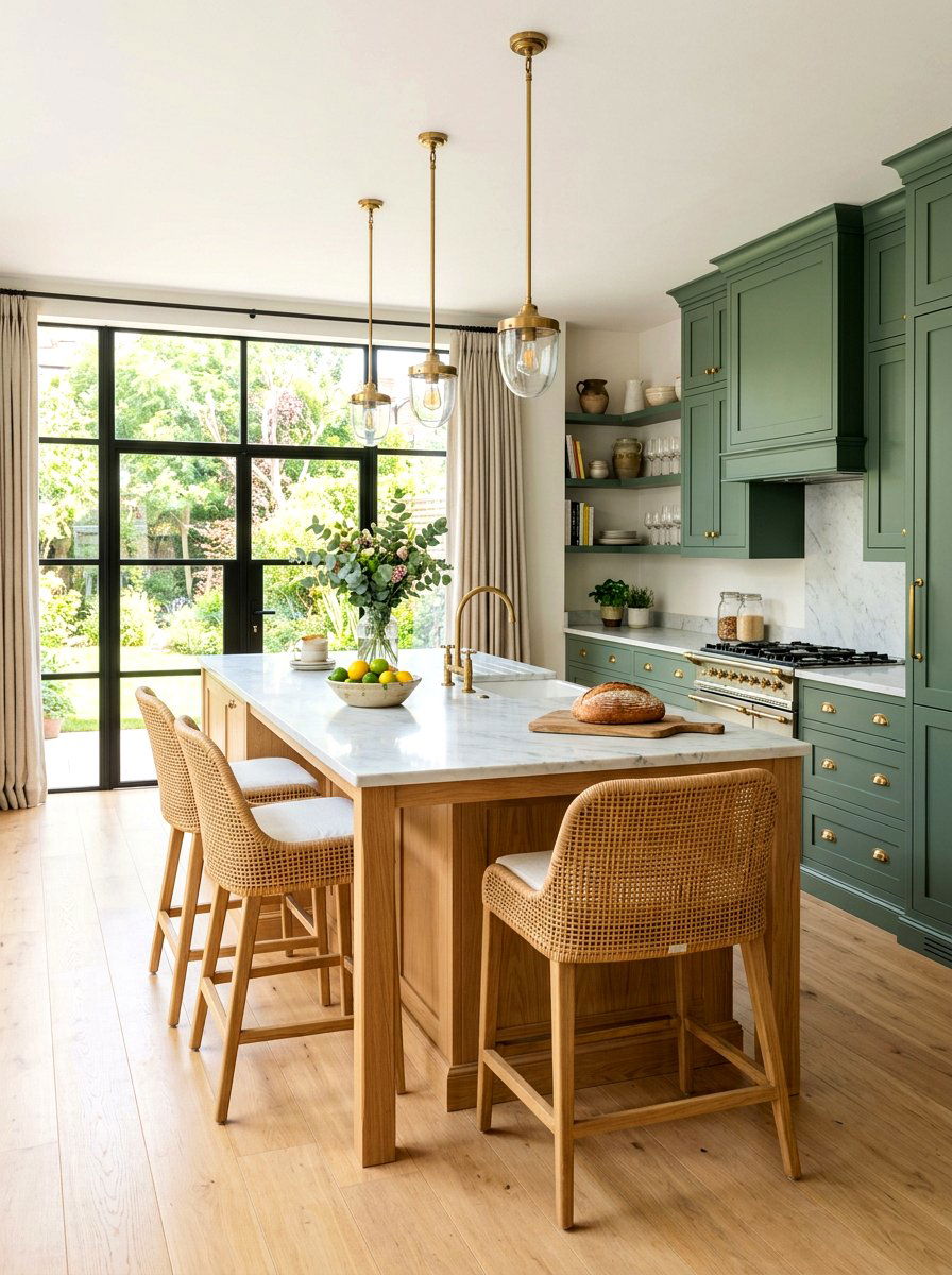 Sage Green Kitchen - 30 green kitchen ideas