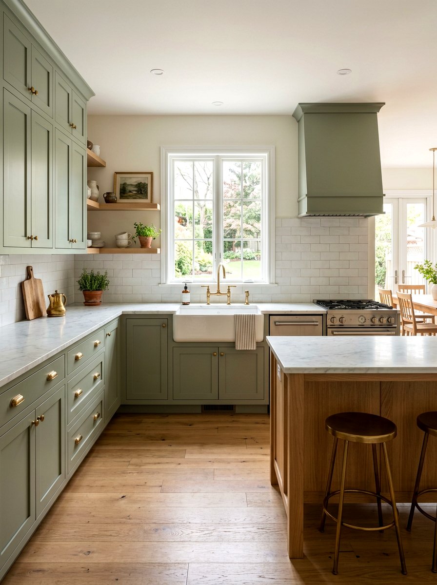 Sage Green Kitchen Cabinetry - 30 French cottage decor ideas