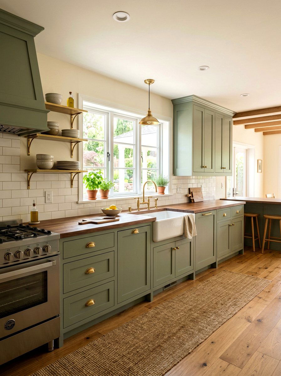 Sage Green Kitchen Cabinets - 30 kitchen cabinet ideas