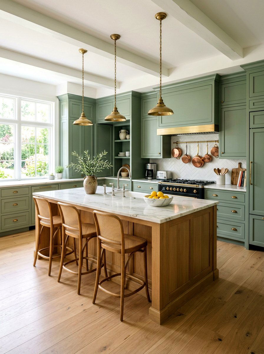 Sage Green Kitchen Cabinets - 30 cabbagecore kitchen ideas