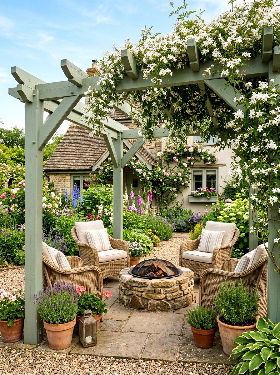 Sage Green Pergola Paint - 30 sage green patio ideas