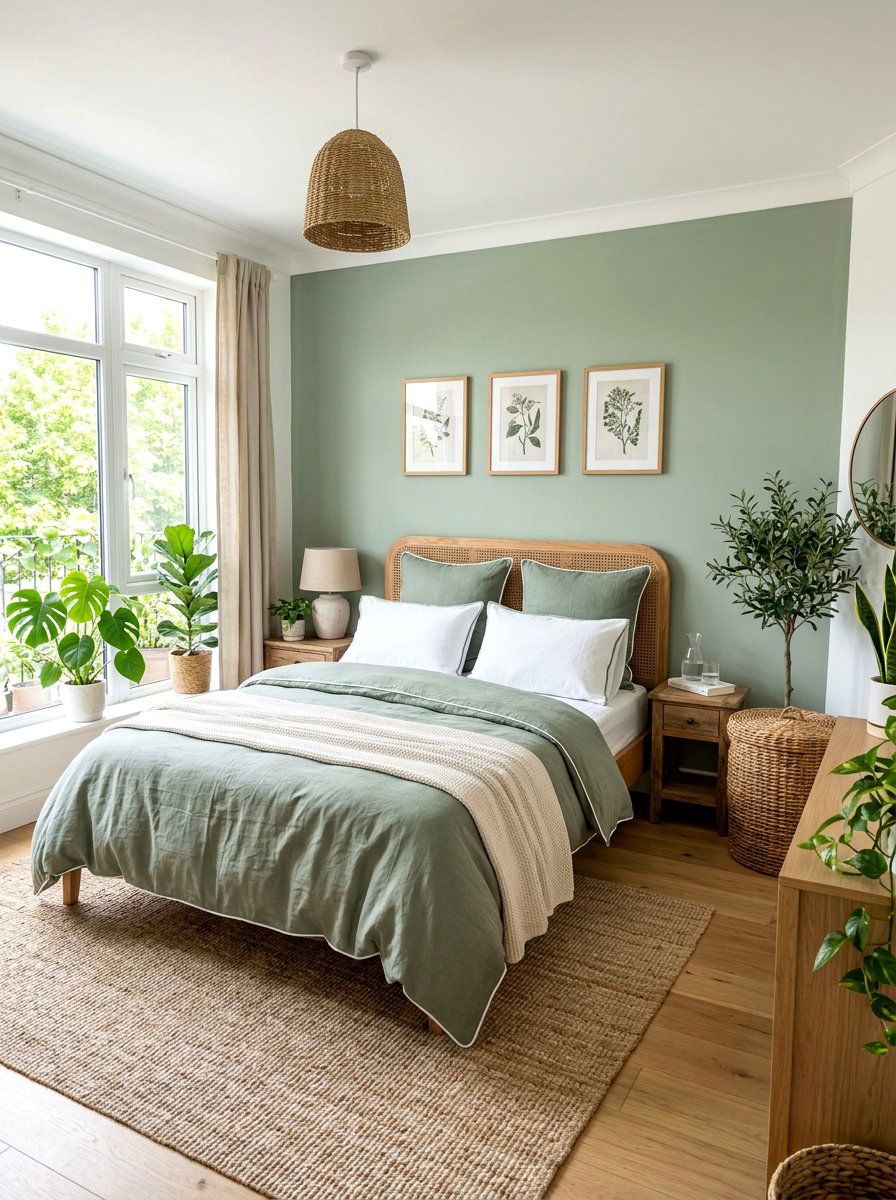 Sage Green Piped Bedding - 30 piped bedding ideas