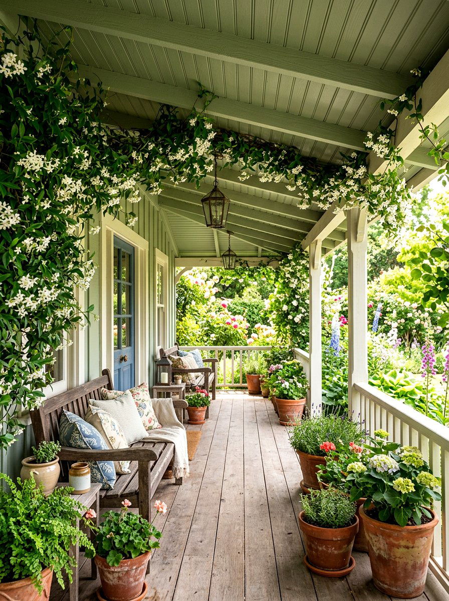 Sage Green Porch Ceiling - 30 porch beadboard ceiling ideas