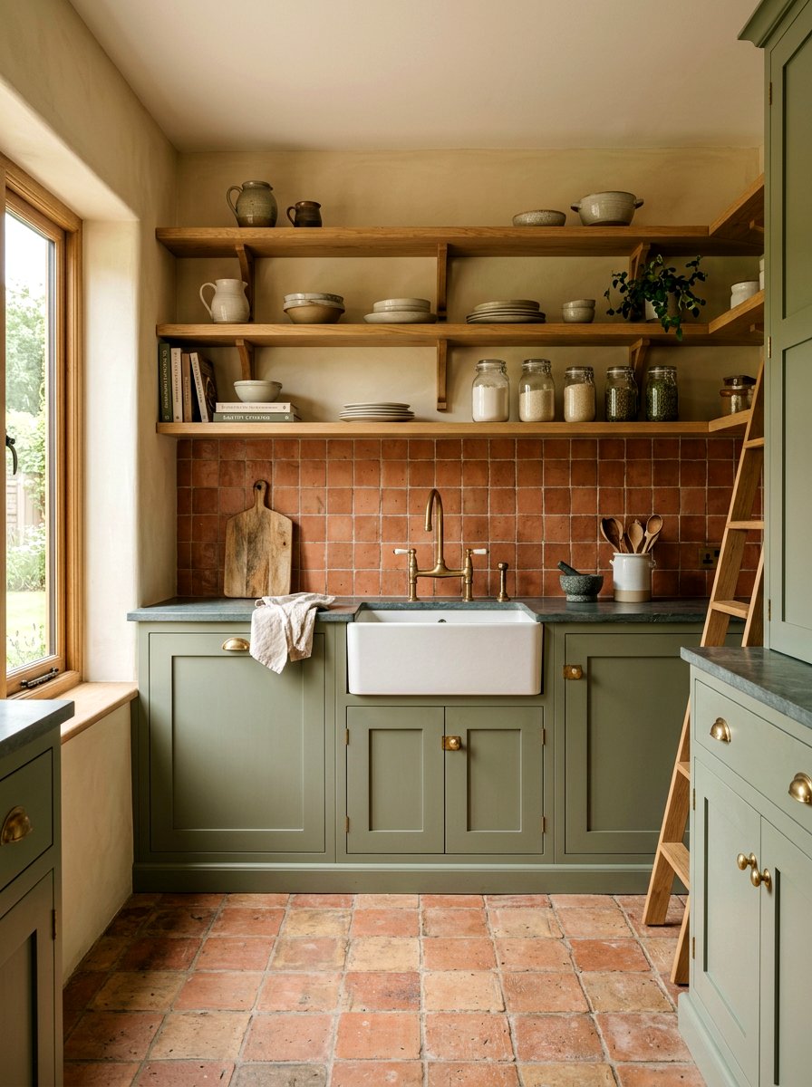 Sage Green Scullery Cabinets - 30 walk in scullery ideas