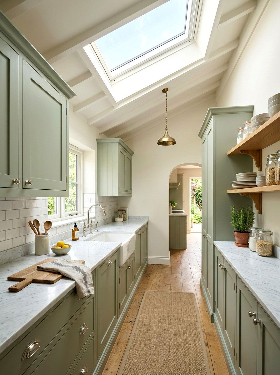 Sage Green Scullery - 30 scullery aesthetic ideas