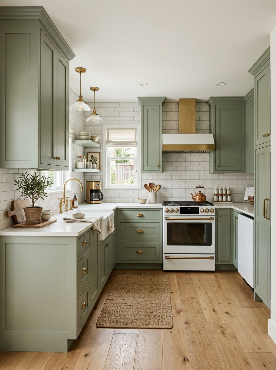 Sage Green Small Kitchen - 30 small kitchen ideas