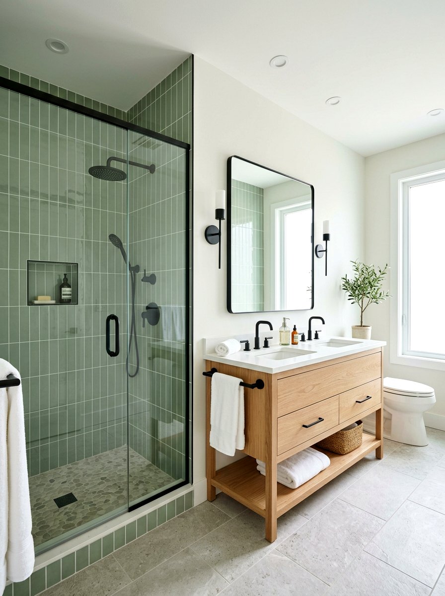 Sage Green Spa Bathroom - 30 sage green decor ideas