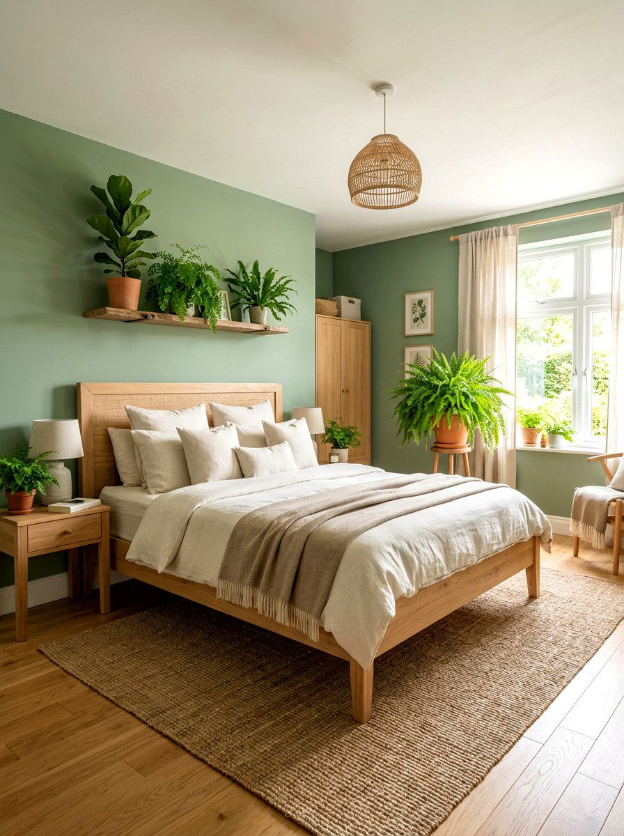Sage Green - 30 spring bedroom refresh ideas