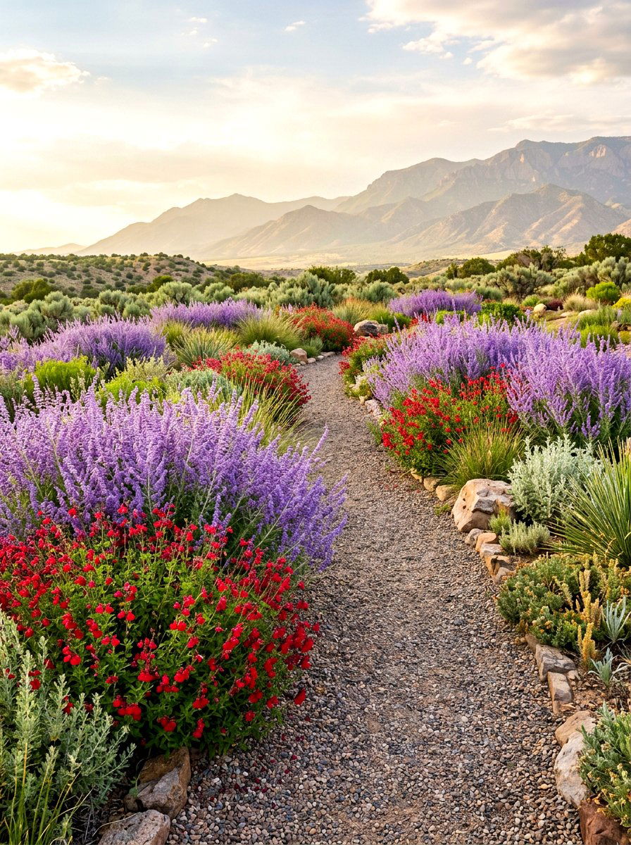 Sage Landscape - 30 low water backyard ideas