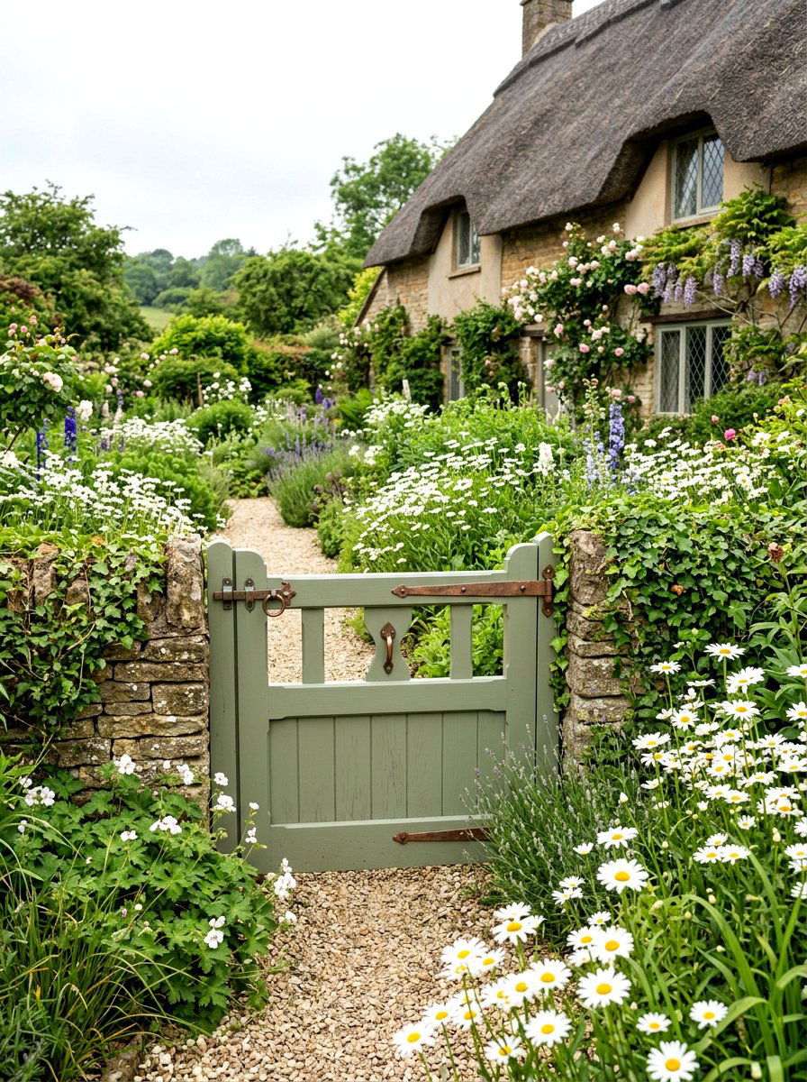 30 Cottage Gate Curb Appeal Ideas to Wow Guests Every Day - Suite 101