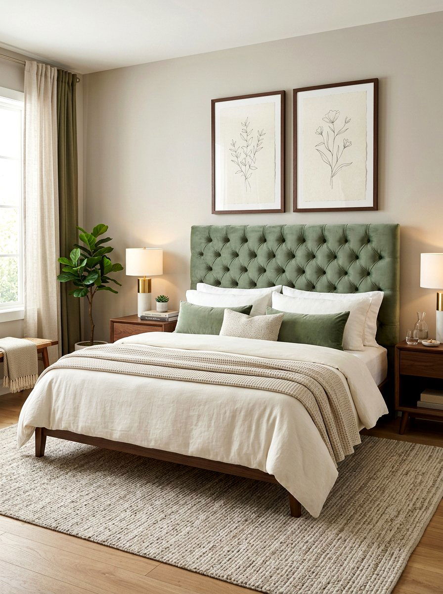 30 Sage and Cocoa Bedroom Ideas for Calming, Cozy Style