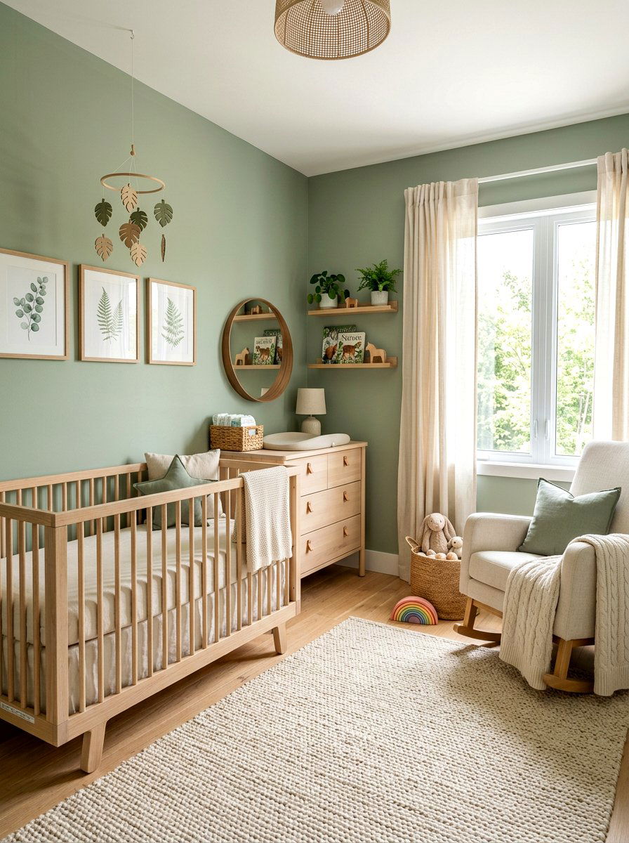 Sage green nursery - 30 collected nursery decor ideas