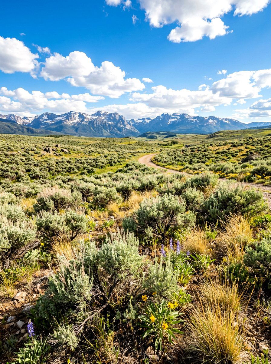 Sagebrush Landscape - 30 xeriscape backyard ideas