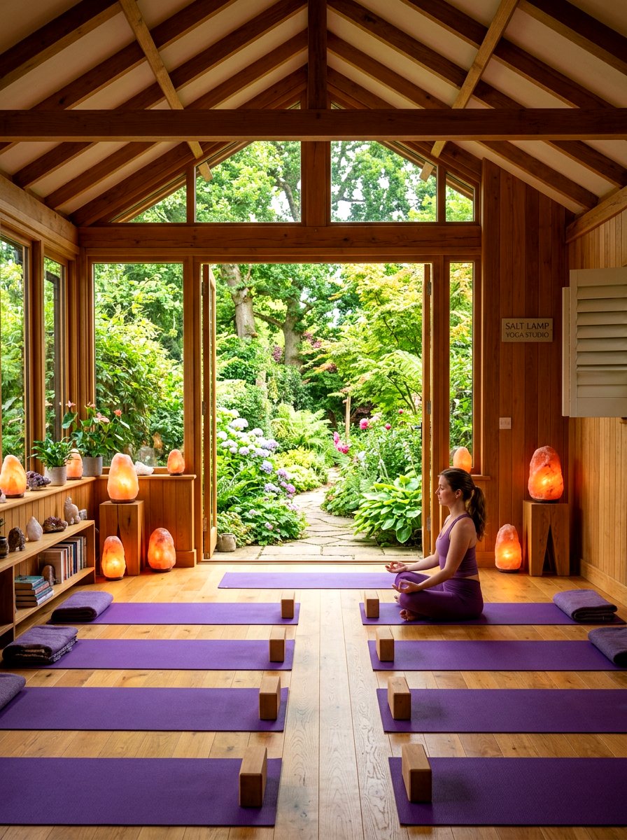 Salt Lamp Yoga Studio - 30 salt lamp corner ideas