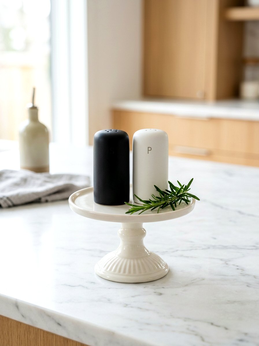 Salt Pepper Cake Stand Base - 30 cake stand kitchen decor ideas