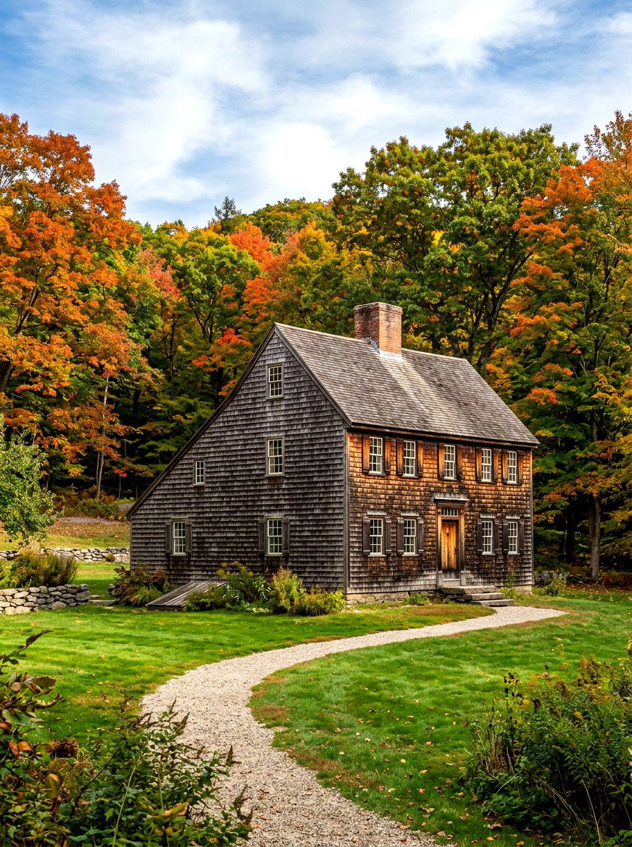 Saltbox Shape - 30 colonial house exterior ideas
