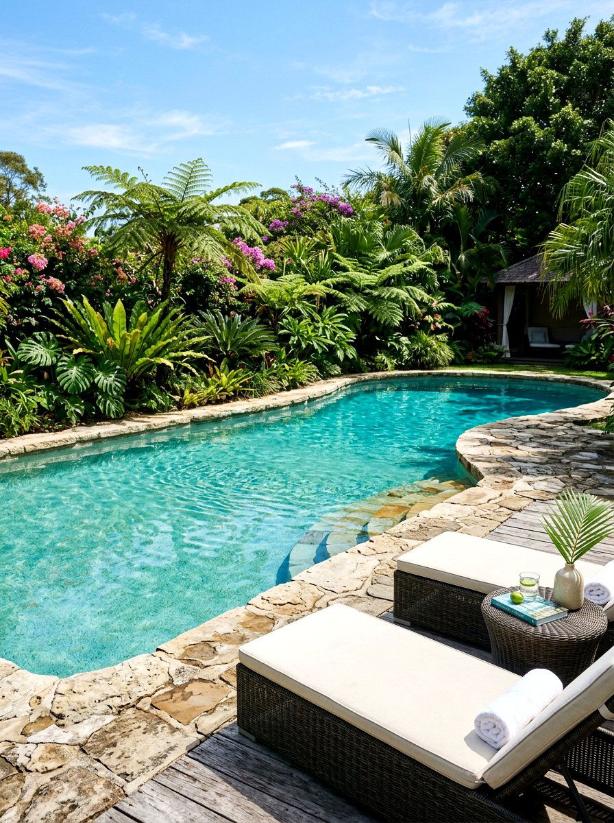 Saltwater Pool - 30 backyard pool ideas