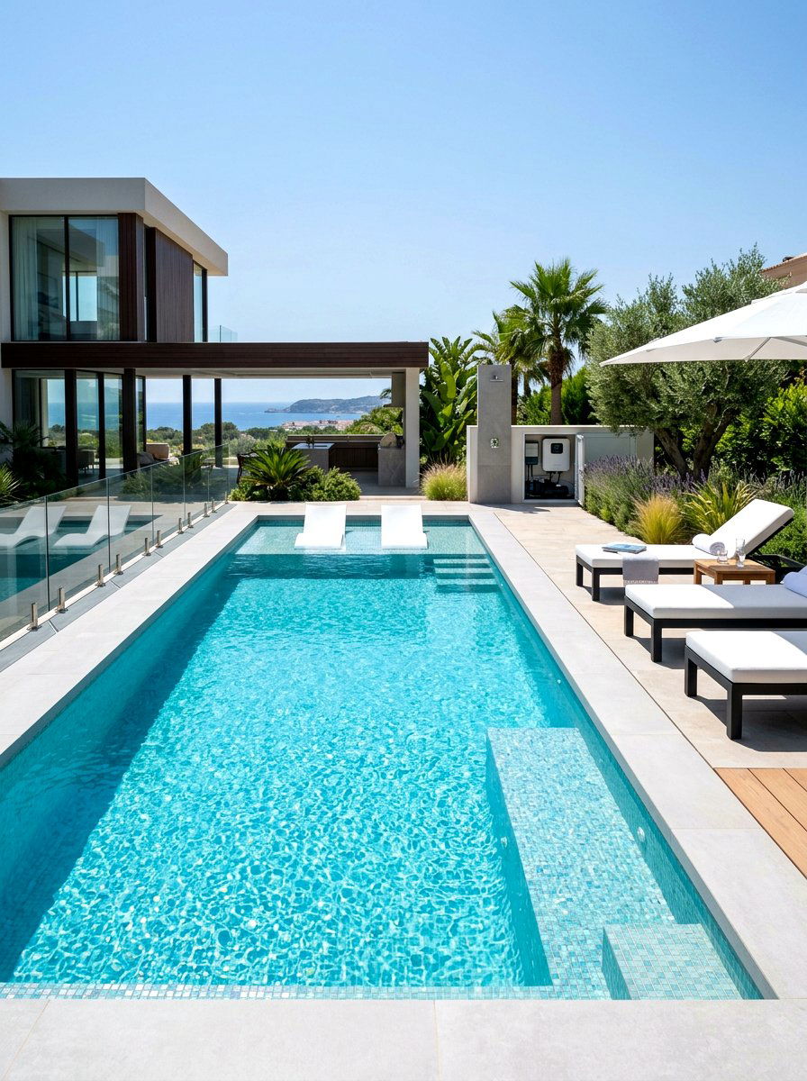 Saltwater Pool System - 30 resort backyard pool ideas